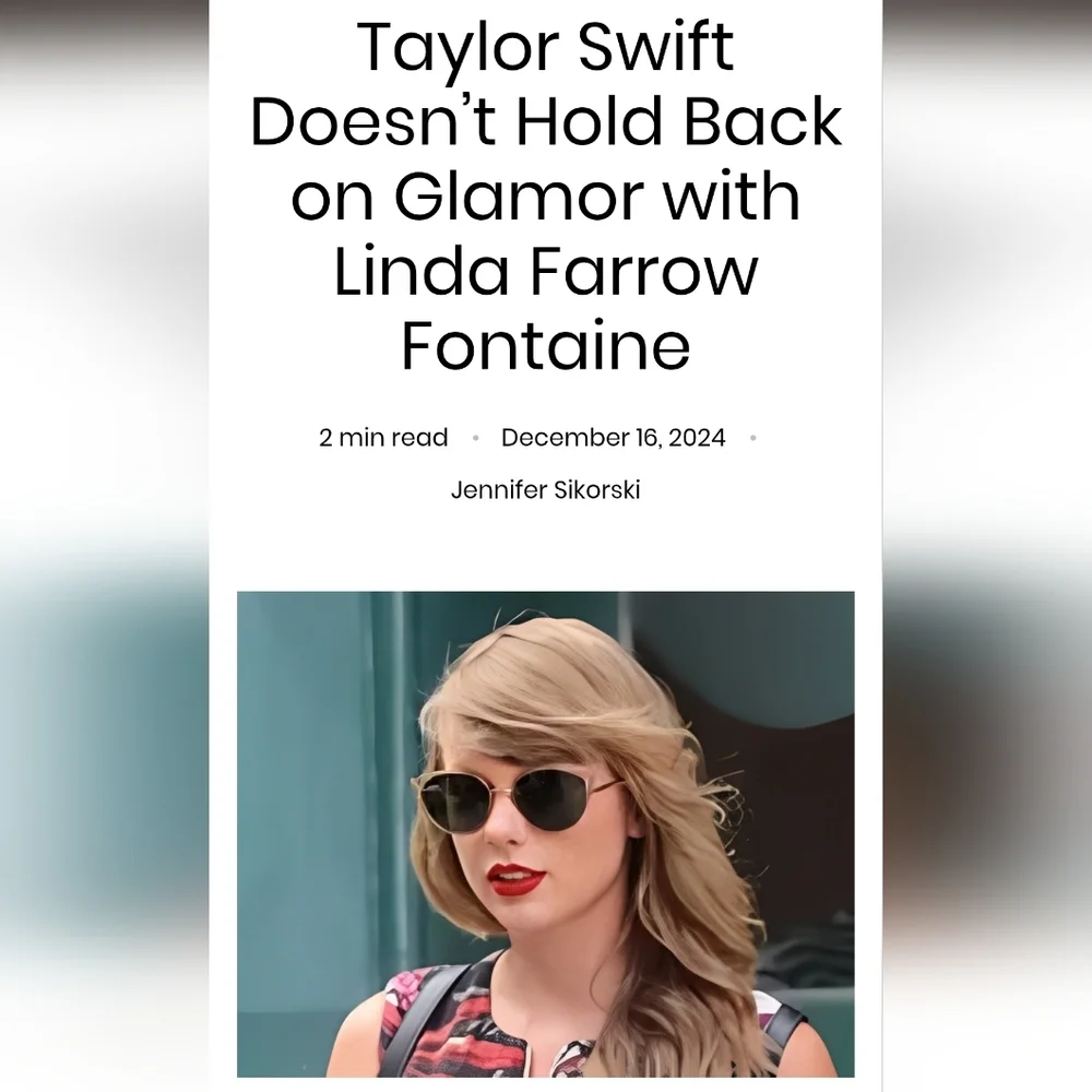 Linda Farrow Luxe Fontaine Cat Eye Sunglasses